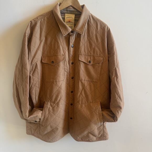 NEW Faherty Good Feather Reversible Bondi Jacket Mens XXL Tribal Primaloft Fall - Picture 2 of 16